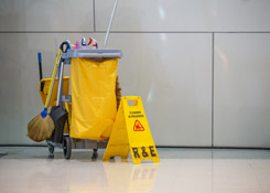 Janitorial Services Cleaning Cart